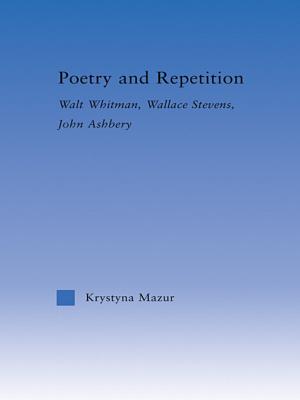 Cover of the book Poetry and Repetition by Andrew Motion