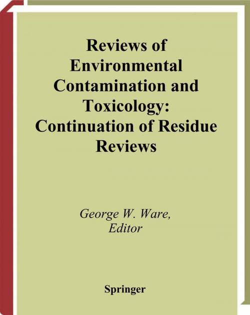 Cover of the book Reviews of Environmental Contamination and Toxicology by , Springer New York
