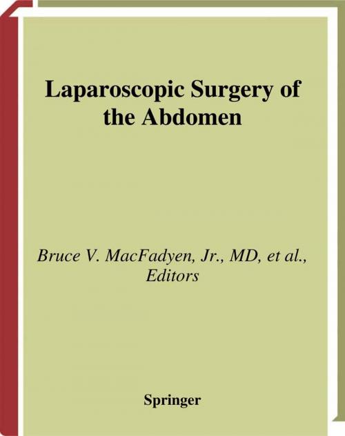 Cover of the book Laparoscopic Surgery of the Abdomen by , Springer New York