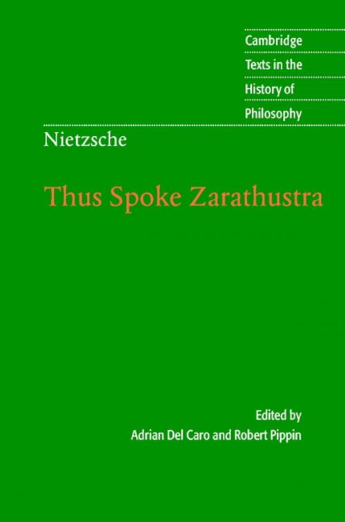 Cover of the book Nietzsche: Thus Spoke Zarathustra by , Cambridge University Press
