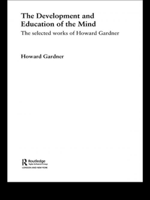 Cover of the book The Development and Education of the Mind by Howard Gardner, Taylor and Francis