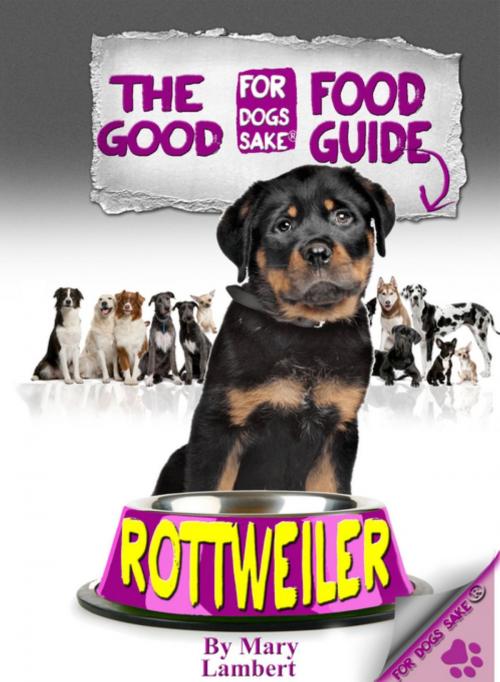 Cover of the book The Rottweiler Good Food Guide by Mary Lambert, For Dogs Sake®