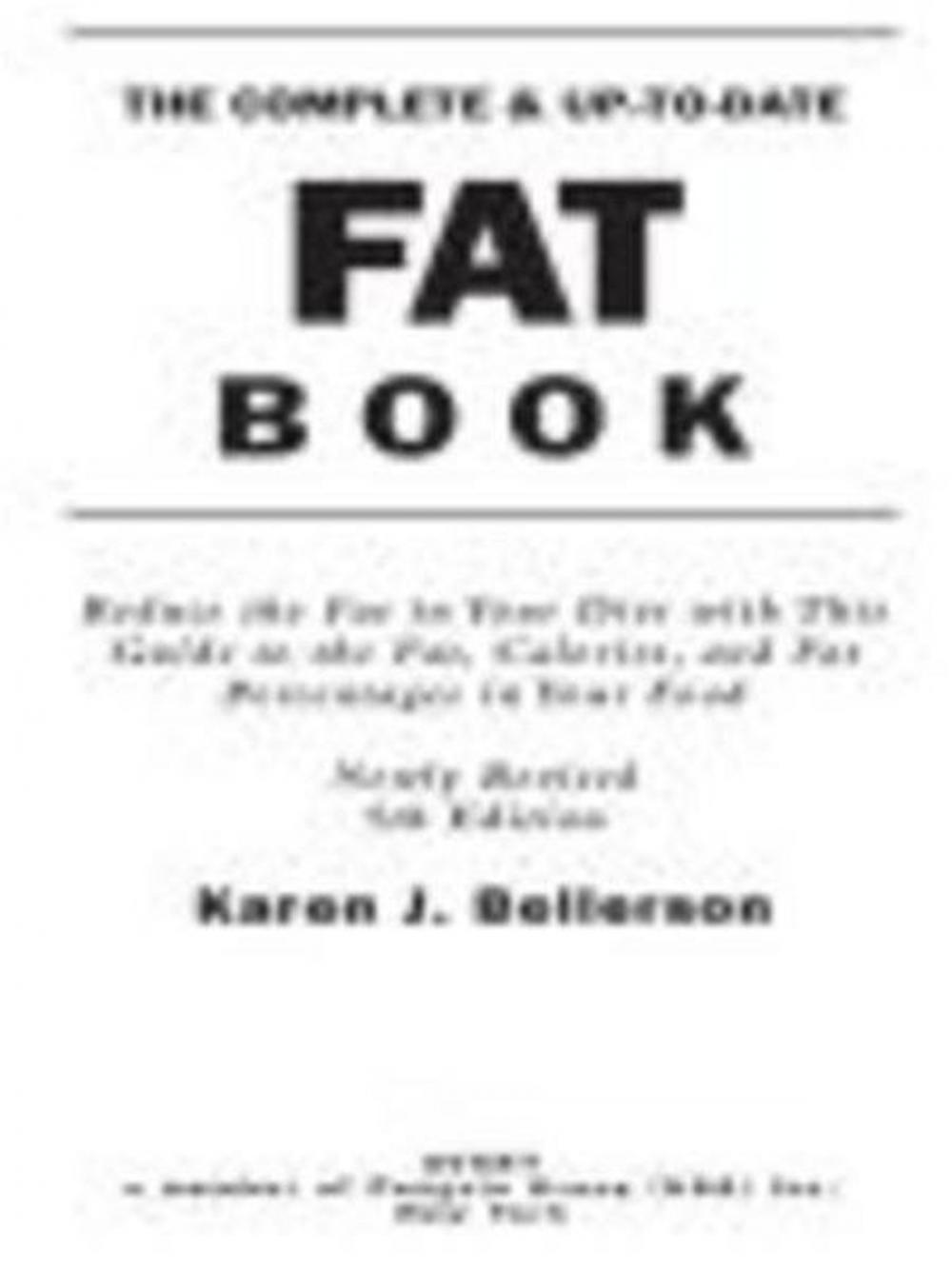 Big bigCover of The Complete Up-to-Date Fat Book