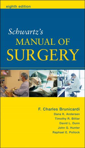 Book cover of Schwartz's Manual of Surgery