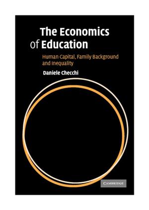 Cover of the book The Economics of Education by Aharon Barak