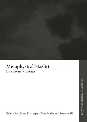 Cover of the book Metaphysical Hazlitt by Elaine Moreton