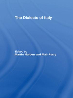 Cover of the book The Dialects of Italy by Marc Allen Eisner
