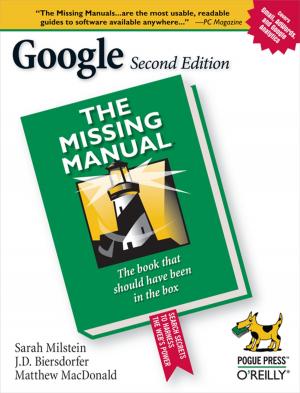 Cover of the book Google: The Missing Manual by David A. Karp, Andy Rathbone