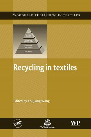 Cover of the book Recycling in Textiles by Tao Jiang, Da Chen, Chunxing Ni, Daiming Qu