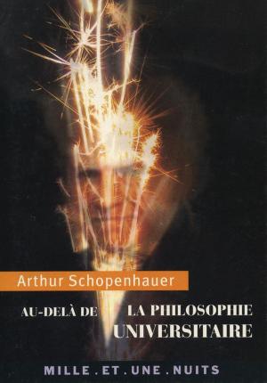 Cover of the book Au-delà de la philosophie universitaire by Renaud Camus