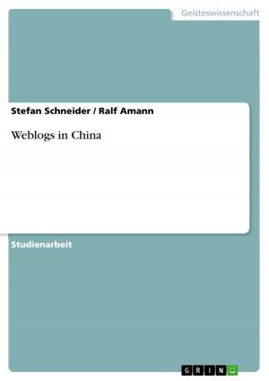 Cover of the book Weblogs in China by Sebastian Polmans