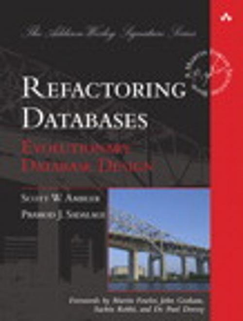 Cover of the book Refactoring Databases by Scott W. Ambler, Pramod J. Sadalage, Pearson Education