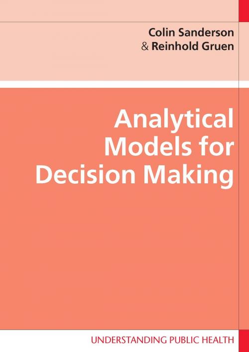 Cover of the book Analytical Models For Decision-Making by Colin Sanderson, McGraw-Hill Education
