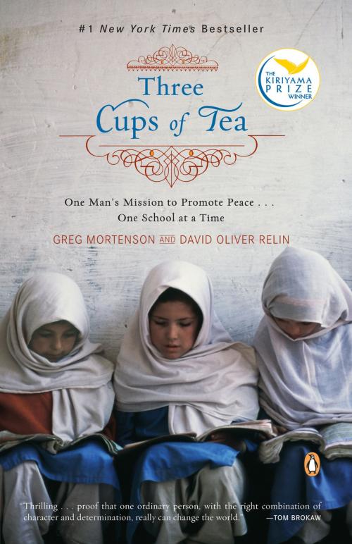 Cover of the book Three Cups of Tea by David Oliver Relin, Greg Mortenson, Penguin Publishing Group