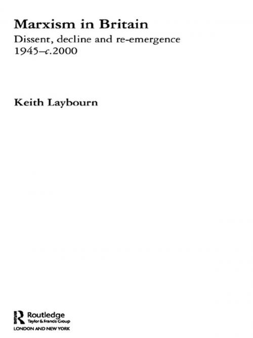 Cover of the book Marxism in Britain by Keith Laybourn, Taylor and Francis