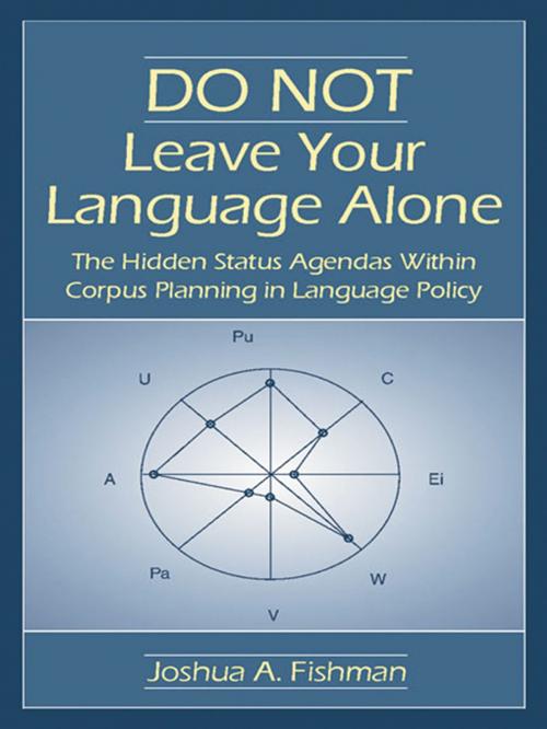 Cover of the book DO NOT Leave Your Language Alone by Joshua A. Fishman, Taylor and Francis