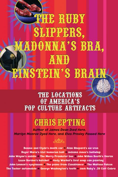 Cover of the book The Ruby Slippers, Madonna's Bra, and Einstein's Brain by Chris Epting, Santa Monica Press