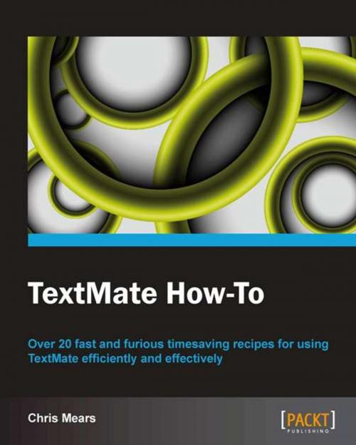 Cover of the book TextMate How-To by Chris Mears, Packt Publishing