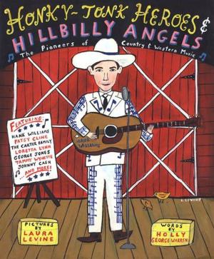 Book cover of Honky-Tonk Heroes and Hillbilly Angels