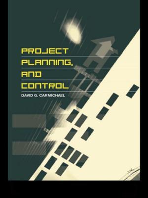 Cover of the book Project Planning, and Control by Saira Ghafur, Parminder K. Judge, Richard Kitchen, Samuel Blows