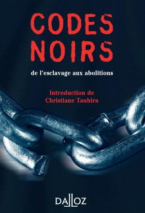 Cover of the book Codes noirs. de l'esclavage aux abolitions by Géraldine Muhlmann, Emmanuel Decaux, Élisabeth Zoller