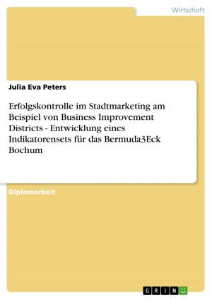 Cover of the book Erfolgskontrolle im Stadtmarketing am Beispiel von Business Improvement Districts - Entwicklung eines Indikatorensets für das Bermuda3Eck Bochum by Gerry Mclellan