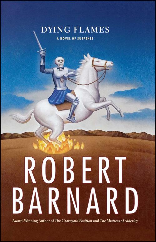 Cover of the book Dying Flames by Robert Barnard, Scribner