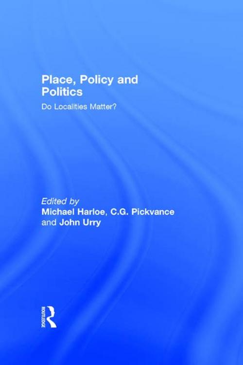 Cover of the book Place, Policy and Politics by , Taylor and Francis
