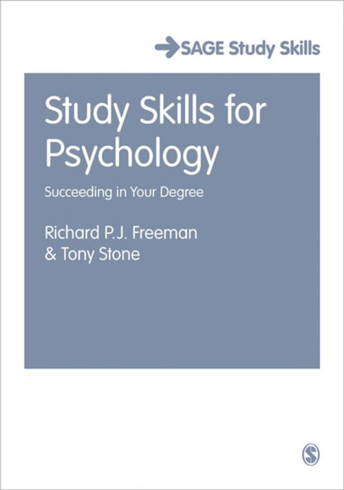 Cover of the book Study Skills for Psychology by Dr Richard Freeman, Mr Antony Stone, SAGE Publications