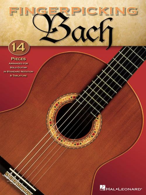 Cover of the book Fingerpicking Bach (Songbook) by Johann Sebastian Bach, Hal Leonard