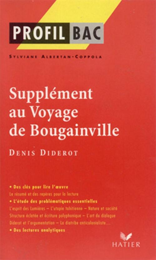 Cover of the book Profil - Diderot : Supplément au voyage de Bougainville by Sylviane Albertan-Coppola, Georges Decote, Denis Diderot, Hatier
