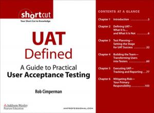 Cover of the book UAT Defined by Michael E. Cohen, Dennis R. Cohen, Lisa L. Spangenberg