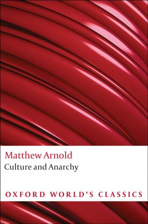 Book cover of Culture and Anarchy