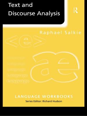 Cover of the book Text and Discourse Analysis by James H. Monach