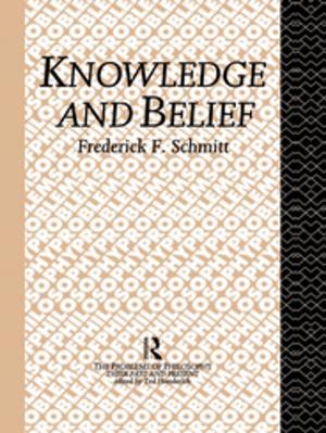 Cover of the book Knowledge and Belief by Barry Cooper