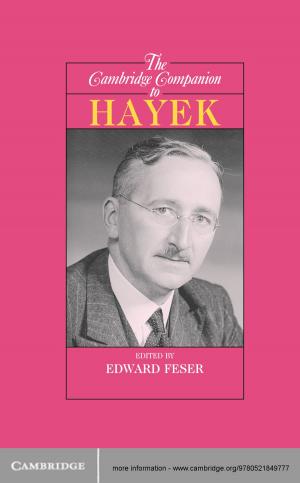 Cover of the book The Cambridge Companion to Hayek by Ania Zbyszewska