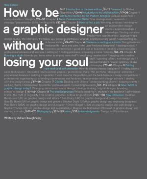 Cover of How to Be a Graphic Designer without Losing Your Soul