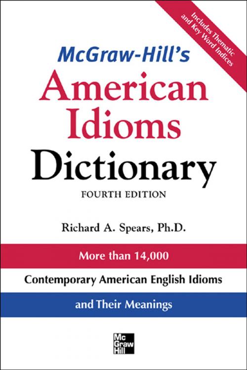 Cover of the book McGraw-Hill's Dictionary of American Idioms Dictionary by Richard Spears, Mcgraw-hill
