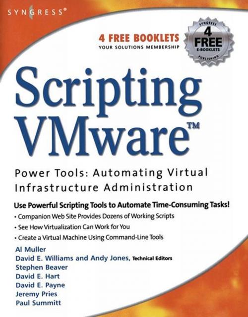 Cover of the book Scripting VMware Power Tools: Automating Virtual Infrastructure Administration by Al Muller, Elsevier Science