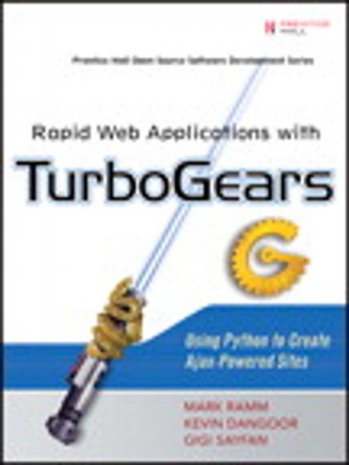 Cover of the book Rapid Web Applications with TurboGears by Mark Ramm, Kevin Dangoor, Gigi Sayfan, Pearson Education