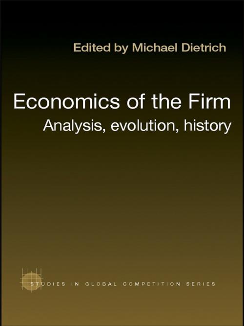 Cover of the book Economics of the Firm by Michael Dietrich, Taylor and Francis