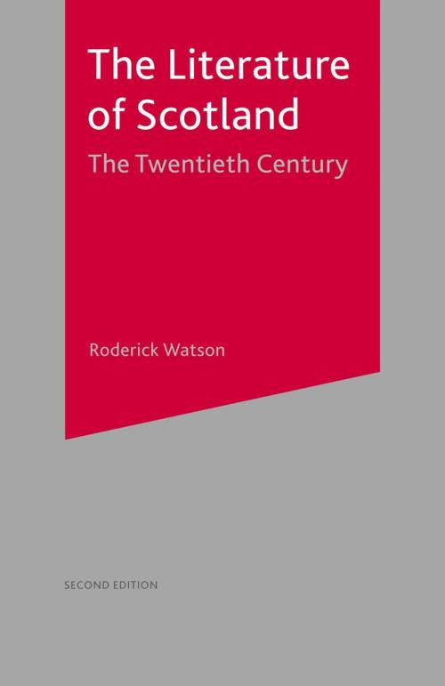 Cover of the book Literature of Scotland by Roderick Watson, Macmillan Education UK