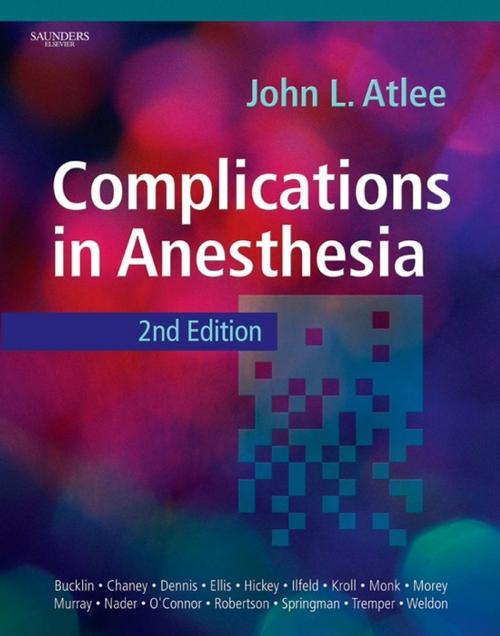 Cover of the book Complications in Anesthesia E-Book by John L. Atlee, MD, Elsevier Health Sciences