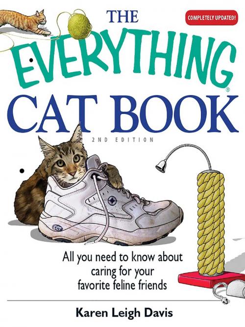 Cover of the book The Everything Cat Book by Karen Leigh Davis, Adams Media