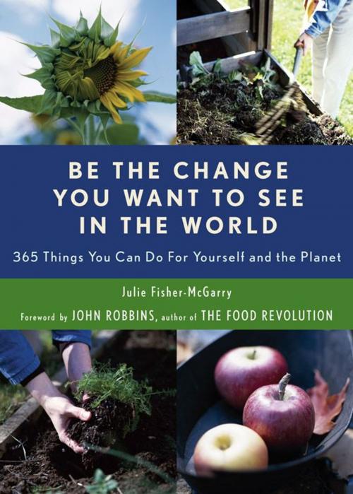 Cover of the book Be the Change You Want to See in the World: 365 Things You Can Do for Yourself And Your Planet by Julie Fisher-McGarry, John Robbins, Red Wheel Weiser