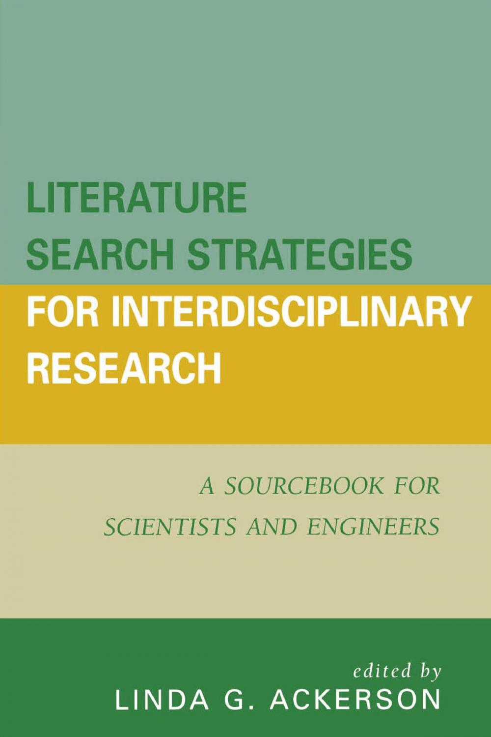 Big bigCover of Literature Search Strategies for Interdisciplinary Research