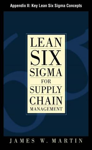 Cover of the book Lean Six Sigma for Supply Chain Management, Appendix II - Key Lean Six Sigma Concepts by Craig Alexander Orr, MBA, MSc, HND