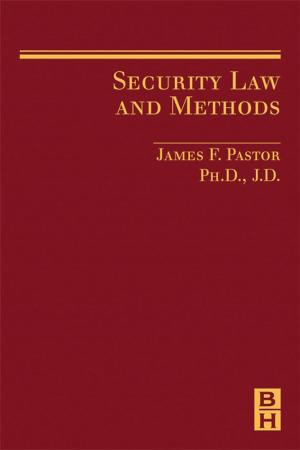 Cover of the book Security Law and Methods by Lucio Di Jasio