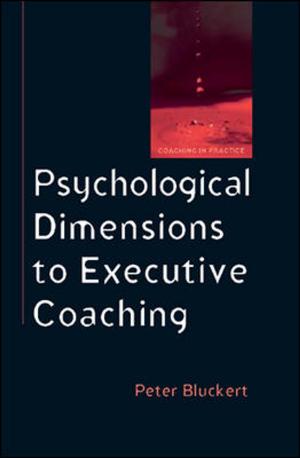 Cover of the book Psychological Dimensions Of Executive Coaching by Terrell Croft, Frederic P. Hartwell, Wilford I. Summers