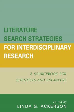 Cover of the book Literature Search Strategies for Interdisciplinary Research by Richard Buel Jr.